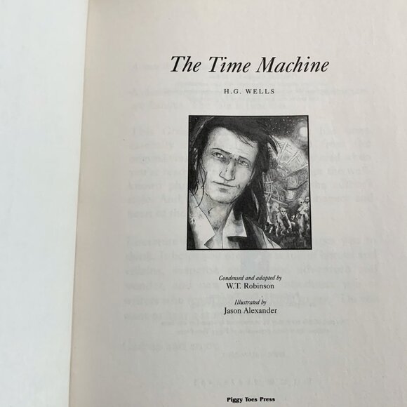 The Time Machine Book H.G. Wells Hardcover Illustrated Excellent - Picture 5 of 10